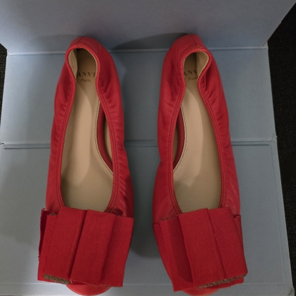 Lanvin Red Women's Ballet Flats